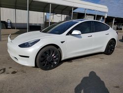 Salvage cars for sale at Fresno, CA auction: 2022 Tesla Model 3