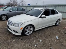 Salvage cars for sale from Copart Chicago Heights, IL: 2010 Mercedes-Benz C 300 4matic