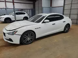 Salvage cars for sale at Mocksville, NC auction: 2017 Maserati Ghibli Luxury