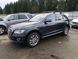 Salvage cars for sale at Arlington, WA auction: 2016 Audi Q5 Premium