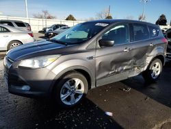 Ford salvage cars for sale: 2013 Ford Escape SE