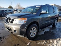 Salvage cars for sale at Littleton, CO auction: 2012 Nissan Armada SV