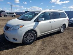 Salvage cars for sale at Greenwood, NE auction: 2017 Toyota Sienna XLE