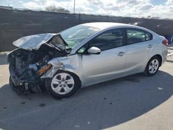 Salvage cars for sale at Orlando, FL auction: 2017 KIA Forte LX