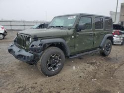 Salvage cars for sale at Fredericksburg, VA auction: 2021 Jeep Wrangler Unlimited Sport