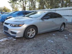 Carros salvage sin ofertas aún a la venta en subasta: 2018 Chevrolet Malibu LS