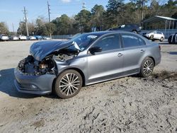 Salvage cars for sale at Savannah, GA auction: 2016 Volkswagen Jetta Sport