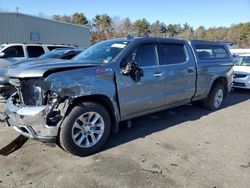 Salvage cars for sale at Exeter, RI auction: 2021 Chevrolet Silverado K1500 LTZ