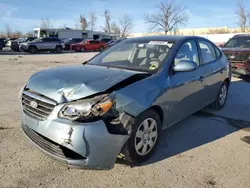 Salvage cars for sale at Bridgeton, MO auction: 2007 Hyundai Elantra GLS