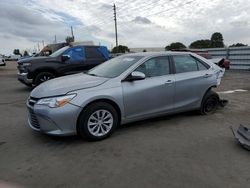 Toyota Camry le salvage cars for sale: 2016 Toyota Camry LE