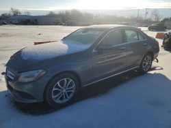 Salvage cars for sale at Hillsborough, NJ auction: 2017 Mercedes-Benz C 300 4matic