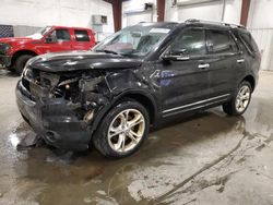 Salvage cars for sale at Avon, MN auction: 2015 Ford Explorer Limited