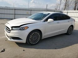 Salvage cars for sale at Dunn, NC auction: 2018 Ford Fusion SE