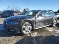 Salvage cars for sale at East Granby, CT auction: 2016 Audi A6 Premium Plus