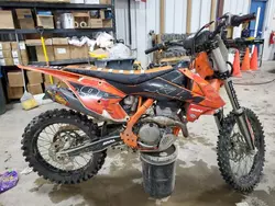 Salvage motorcycles for sale at West Mifflin, PA auction: 2018 KTM 250 SX-F