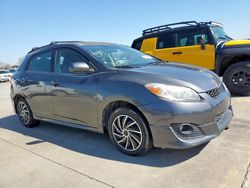 Salvage cars for sale at Grand Prairie, TX auction: 2009 Toyota Corolla Matrix