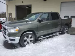 Salvage cars for sale at Exeter, RI auction: 2021 Dodge RAM 1500 BIG HORN/LONE Star