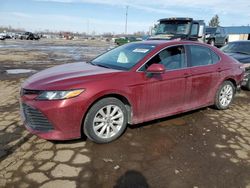 Salvage cars for sale at Woodhaven, MI auction: 2019 Toyota Camry L