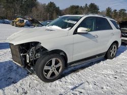 Salvage cars for sale at Mendon, MA auction: 2016 Mercedes-Benz GLE 350 4matic