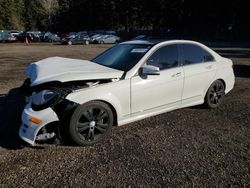 Mercedes-Benz salvage cars for sale: 2012 Mercedes-Benz C 300 4matic