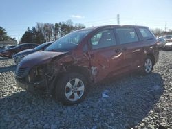 Salvage cars for sale at Mebane, NC auction: 2012 Toyota Sienna Base