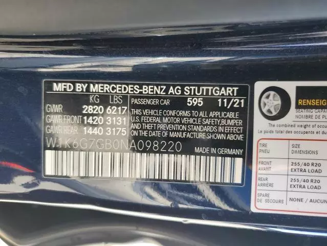 2022 Mercedes-Benz S 580 4matic