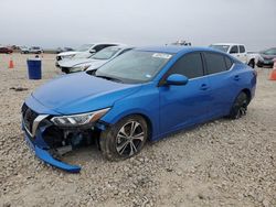 Salvage cars for sale at Taylor, TX auction: 2021 Nissan Sentra SV