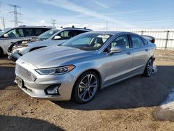 Salvage cars for sale at Elgin, IL auction: 2020 Ford Fusion Titanium