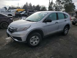 Salvage cars for sale at Denver, CO auction: 2015 Honda CR-V LX