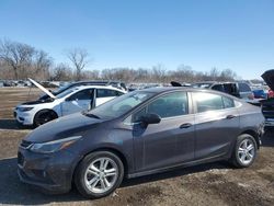 Salvage cars for sale at Des Moines, IA auction: 2017 Chevrolet Cruze LT