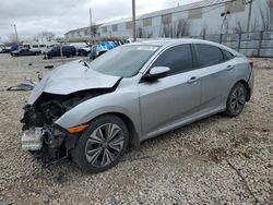 Salvage cars for sale at Franklin, WI auction: 2016 Honda Civic EX