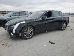 Salvage cars for sale at Lebanon, TN auction: 2018 Infiniti Q50 Luxe