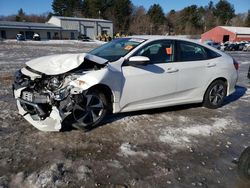 Salvage cars for sale at Mendon, MA auction: 2020 Honda Civic LX