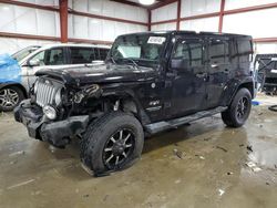 Salvage cars for sale at Seaford, DE auction: 2017 Jeep Wrangler Unlimited Sahara