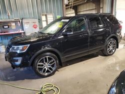 Salvage cars for sale at Eldridge, IA auction: 2016 Ford Explorer Sport