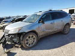 Salvage cars for sale at Kansas City, KS auction: 2015 Chevrolet Traverse LT