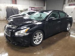 Salvage cars for sale at Elgin, IL auction: 2009 Nissan Maxima S