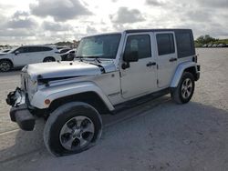 Salvage cars for sale at West Palm Beach, FL auction: 2010 Jeep Wrangler Unlimited Sahara