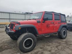 Salvage cars for sale at Dyer, IN auction: 2018 Jeep Wrangler Unlimited Sport