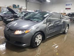 Salvage cars for sale at Elgin, IL auction: 2012 Honda Civic LX