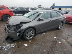 Salvage cars for sale at Woodhaven, MI auction: 2016 Toyota Camry LE