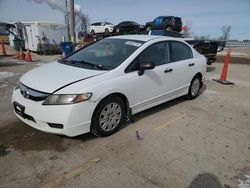 Salvage cars for sale at Pekin, IL auction: 2011 Honda Civic VP