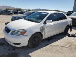 Salvage cars for sale at Las Vegas, NV auction: 2005 Toyota Corolla CE