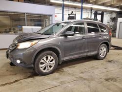 Salvage cars for sale at Wheeling, IL auction: 2014 Honda CR-V EXL