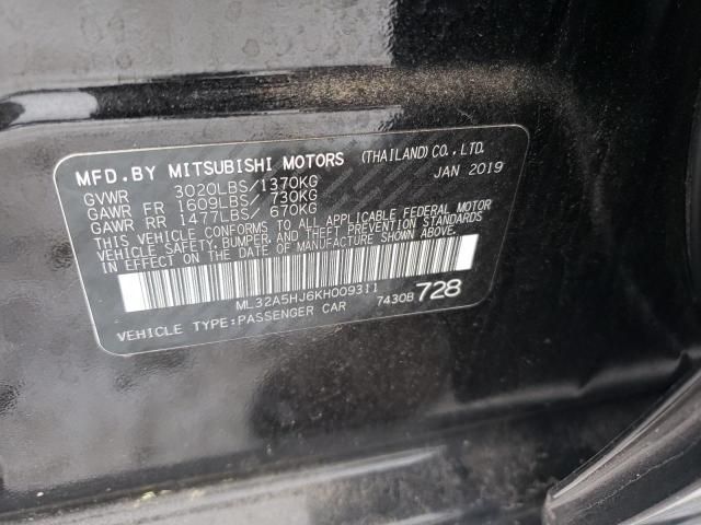 2019 Mitsubishi Mirage LE