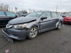 Salvage cars for sale at Portland, OR auction: 2014 Honda Accord LX