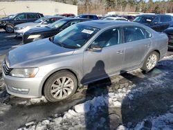 Salvage cars for sale at Exeter, RI auction: 2013 Volkswagen Passat SEL