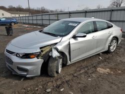 Salvage cars for sale at York Haven, PA auction: 2017 Chevrolet Malibu LT