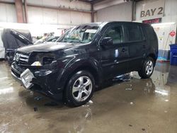 Salvage cars for sale at Elgin, IL auction: 2012 Honda Pilot EX