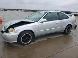 Salvage cars for sale at Grand Prairie, TX auction: 2000 Honda Civic EX